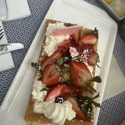 Strawberry Field Waffle