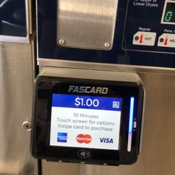 Fresh Coast Laundry Works- Coos Bay - $1 for 10 minutes on the dryer. Crazy overpriced!