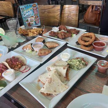 Don Tequila Urban Cantina - Chicken quesadilla, wings, calamari, chicken tacos, empanadas, guacamole and chips - Mexican Near Me - Glendale, New York