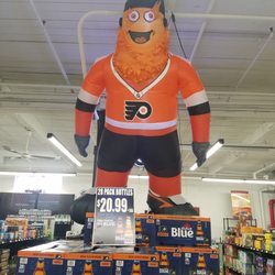 North Penn Beverage Inc - They had a Gritty display!