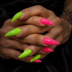 Neon Glow Transformation .Pure Nails Spa