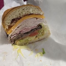 Amazing Super Club on a sweet roll.
