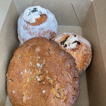 Tanaka - Red Bean and Chocolate Cream Donut and Miso Chocolate Chip Cookie - Sandwiches Near Me - Portland, Oregon Tanaka - Red Bean and Chocolate Cream Donut and Miso Chocolate Chip Cookie - Sandwiches Near Me - Portland, Oregon