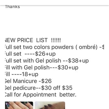 A Nail & Spa - Note a "full set" is $26 and up on their website. I was charged $27 and I tipped $5 for a nail buff. Shady business practice. - Nail Salons Near Me - Burbank, California A Nail & Spa - Note a "full set" is $26 and up on their website. I was charged $27 and I tipped $5 for a nail buff. Shady business practice. - Nail Salons Near Me - Burbank, California
