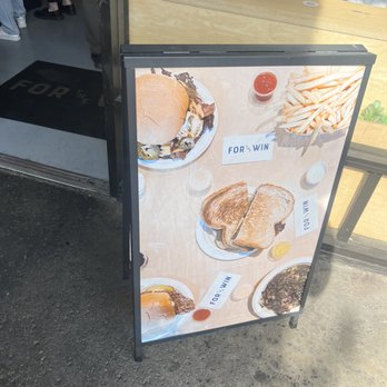 For the Win - Outside - Burgers Near Me - Los Angeles, California