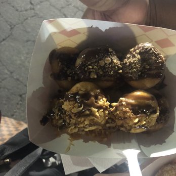 The Rolling Donut - Samoa and the one with heath bars on it - Food Trucks Near Me - Fresno, California The Rolling Donut - Samoa and the one with heath bars on it - Food Trucks Near Me - Fresno, California