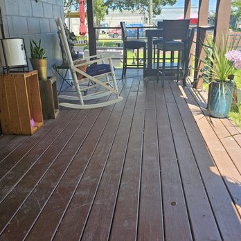 Dancing Baristas Café - View from the porch swing - Coffee & Tea Near Me - Beaufort, North Carolina