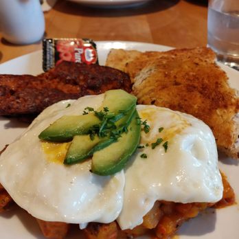 Cafe Du Soleil - The Mess (add on: wild boar chorizo sausage) - Breakfast & Brunch Near Me - Vancouver, British Columbia