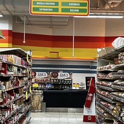 Zak Supercenter - Aisle set up At Zak's.  Aisle 4 consisted of multiple items from other countries, regions and ethnicities.