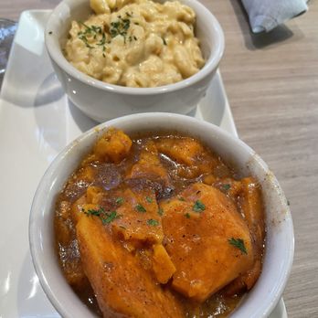Dawn AM Eatery - Mac N Cheese and Yams. Yams very sweet. - Southern Near Me - Chicago, Illinois