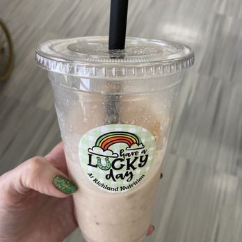 Richland Nutrition - Strawberry cheesecake shake - Coffee & Tea Near Me - Richland, Michigan Richland Nutrition - Strawberry cheesecake shake - Coffee & Tea Near Me - Richland, Michigan