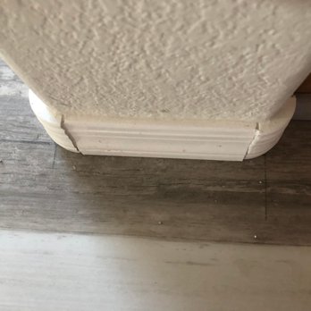 A2Z Flooring - finished product?  Doesn't look very professional; before they came back and fixed things - Flooring Near Me - Apache Junction, Arizona
