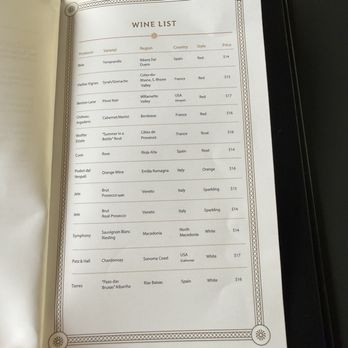 Topa - Wine menu - Cocktail Bars Near Me - Detroit, Michigan