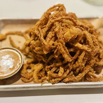 Lucille's Smokehouse Bar-B-Que - Onion straws - Barbeque Near Me - Rocklin, California Lucille's Smokehouse Bar-B-Que - Onion straws - Barbeque Near Me - Rocklin, California