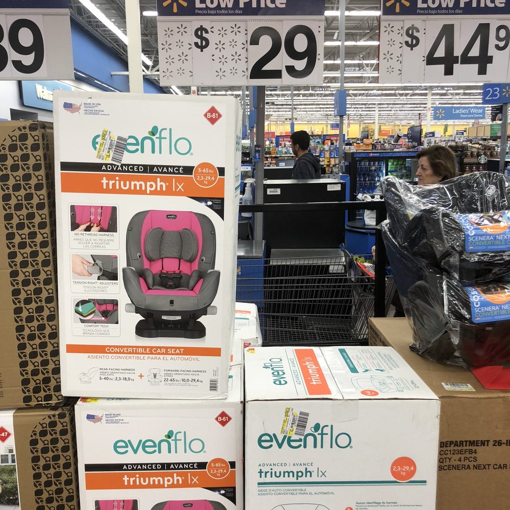 Walmart Supercenter - This is How the Car seat was Advertised by one of the store entrances .. Employees failed to correct error until I was ready to check out . - Department Stores Near Me - Kearny, New Jersey Walmart Supercenter - This is How the Car seat was Advertised by one of the store entrances .. Employees failed to correct error until I was ready to check out . - Department Stores Near Me - Kearny, New Jersey