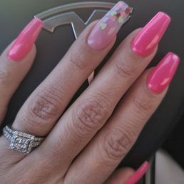 Valentines Day nails by Tina
