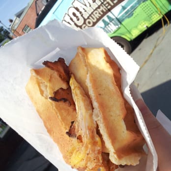 Nomad Gourmet - Waffle breakfast with black currant jam - Food Trucks Near Me - Upper Tantallon, Nova Scotia Nomad Gourmet - Waffle breakfast with black currant jam - Food Trucks Near Me - Upper Tantallon, Nova Scotia
