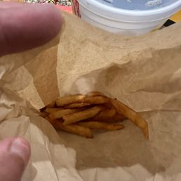 Where the hell are the rest of my fries?!