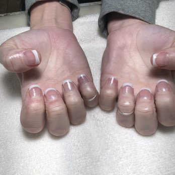 Clever Nails & Spa - Pink and white full set - Nail Salons Near Me - Nipomo, California