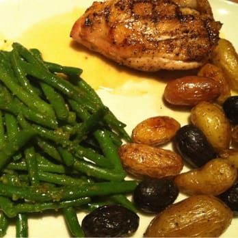 Pamplemousse Grille - grilled chicken jidori with vegetables - New American Near Me - Solana Beach, California Pamplemousse Grille - grilled chicken jidori with vegetables - New American Near Me - Solana Beach, California