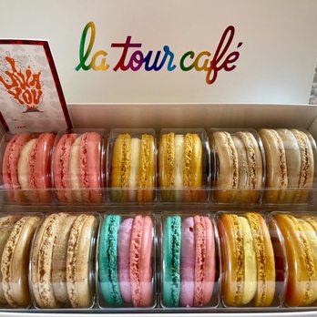 La Tour Cafe - Valentine's Day box for hubby - Macarons Near Me - Kapolei, Hawaii La Tour Cafe - Valentine's Day box for hubby - Macarons Near Me - Kapolei, Hawaii