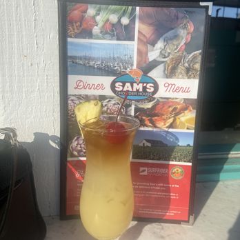 Sam's Chowder House - Mai Tai to start the night. - Seafood Near Me - Half Moon Bay, California Sam's Chowder House - Mai Tai to start the night. - Seafood Near Me - Half Moon Bay, California