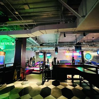 Puttshack - Houston - Emerald section - Mini Golf Near Me - Houston, Texas