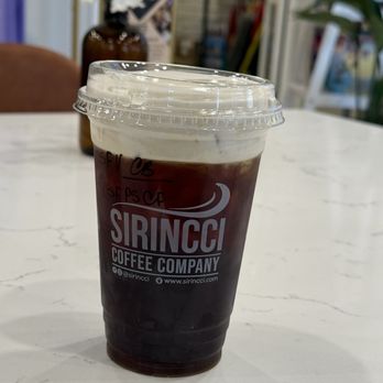 Sirincci Coffee Company - Cold brew with sf pumpkin cold foam and sf vanilla - Coffee & Tea Near Me - Slidell, Louisiana