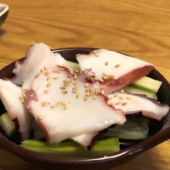Oishii - tako sunomono salad - Sushi Bars Near Me - Houston, Texas Oishii - tako sunomono salad - Sushi Bars Near Me - Houston, Texas