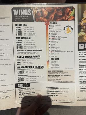 Menu photo 1 Buffalo Wild Wings Augusta, GA