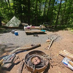 Carolina Hemlock Recreation Area - camp site