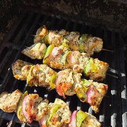 Chicken skewers