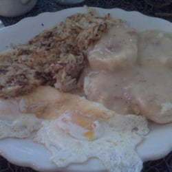 The Coffee Pot - Eggs with Biscuits and Sausage Gravy