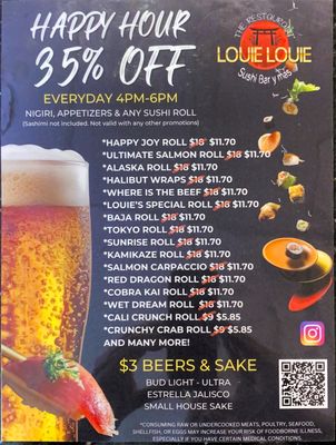 Louie Louie The Restaurant Sushi Bar y Mas by null
