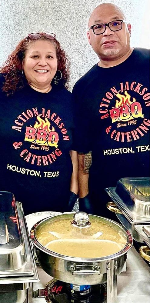 Action Jackson BBQ N Catering  Logo