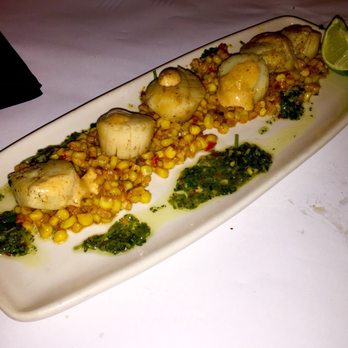 Bonefish Grill - Scallops with elote. - Seafood Near Me - Franklin, Tennessee