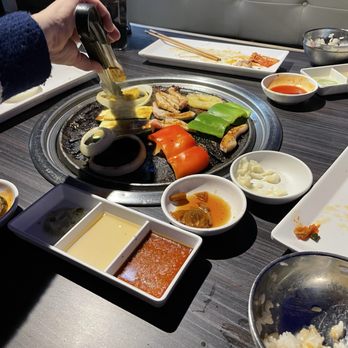 Gen Korean BBQ House - Fresh vegetables had to be added to the meat and protein diet here. - Korean Near Me - Houston, Texas