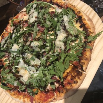 Almendra Winery & Distillery - Arugula pizza - Wineries Near Me - Durham, California Almendra Winery & Distillery - Arugula pizza - Wineries Near Me - Durham, California