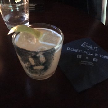 Society Billiards + Bar - Happy Endings cocktail - Mezcal - Pool Halls Near Me - New York, New York
