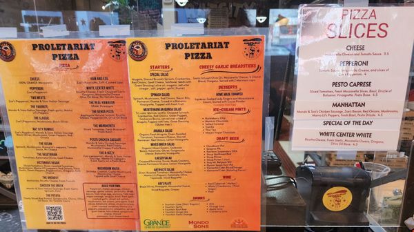 Menu photo 6 Proletariat Pizza Seattle, WA Menu photo 6 Proletariat Pizza Seattle, WA