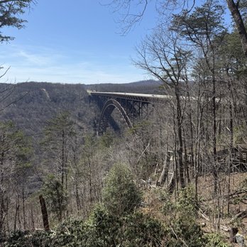 New River Gorge Bridge Overlook - The bridge from the overlook area - Landmarks & Historical Buildings Near Me - Lansing, West Virginia