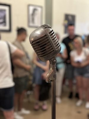 Photo of Sun Studio - Memphis, TN, US. The vocal mic used by Elvis, Roy Orbison, Jerry Lee Lewis, Johnny Cash