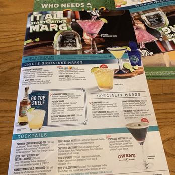 Chili's - Drink menu - Bars Near Me - Simi Valley, California Chili's - Drink menu - Bars Near Me - Simi Valley, California