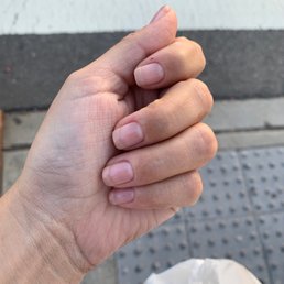 French gel mani French gel mani