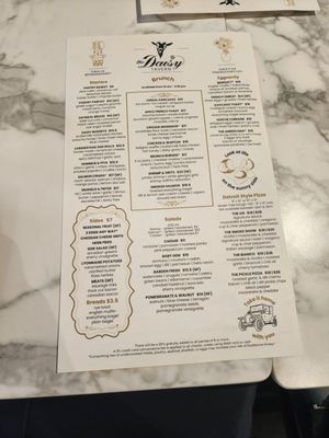 Menu photo 1 The Daisy Tavern Conshohocken, PA Menu photo 1 The Daisy Tavern Conshohocken, PA