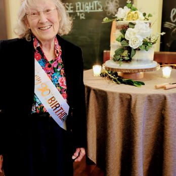 Simply Delish - Dale with her beautiful cake. - Bakeries Near Me - Sonora, California Simply Delish - Dale with her beautiful cake. - Bakeries Near Me - Sonora, California