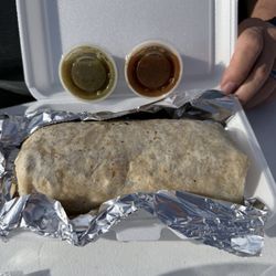 Leslys Taco Trunk - Chorizo burrito.