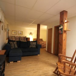 French Lick Cabins at Patoka Lake Village - Living room