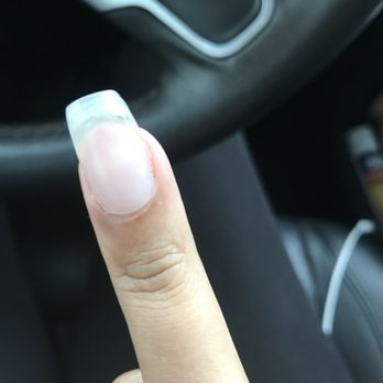 Star Nails - also look how terribly this nail is shaped - Nail Salons Near Me - Silver Spring, Maryland