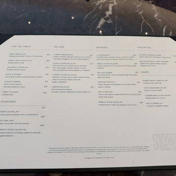 Skywalker Grill - Menu - Seafood Near Me - Los Angeles, California